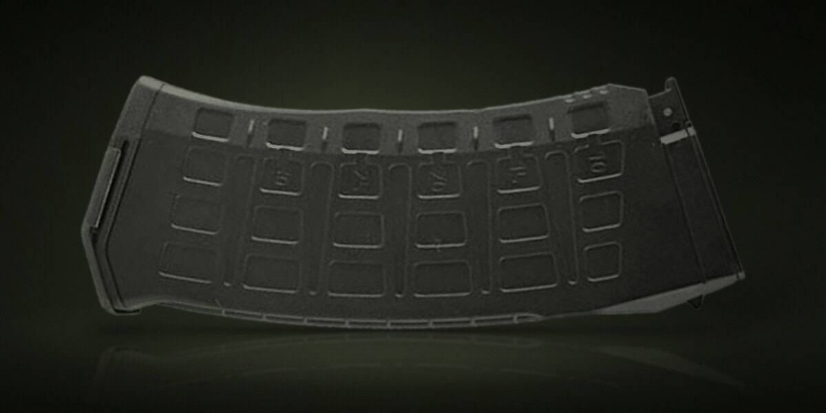 Foto de producto: Cargador Réplica MIDCAP AK E&l Elak12 Polimero 150 BBS Negro