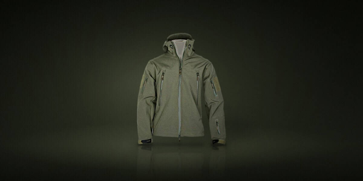 Foto de producto: Chaqueta Softshell Oem Shark Skin Ranger Green