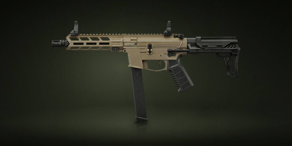Foto de producto: Réplica AEG M4 Lancer Tactical LT-35 GEN.2 9mm Battle X Tan/Negra