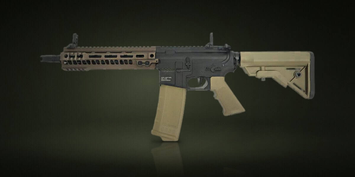 Foto de producto: Réplica AEG M4 Rossi Neptune Seal Negra/Tan