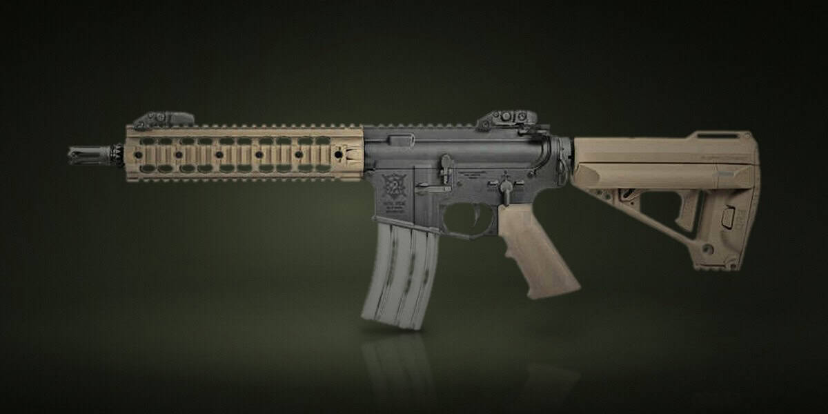 Foto de producto: Réplica AEG M4 VFC Vr16 Fighter CQB MK2 Negra/Tan
