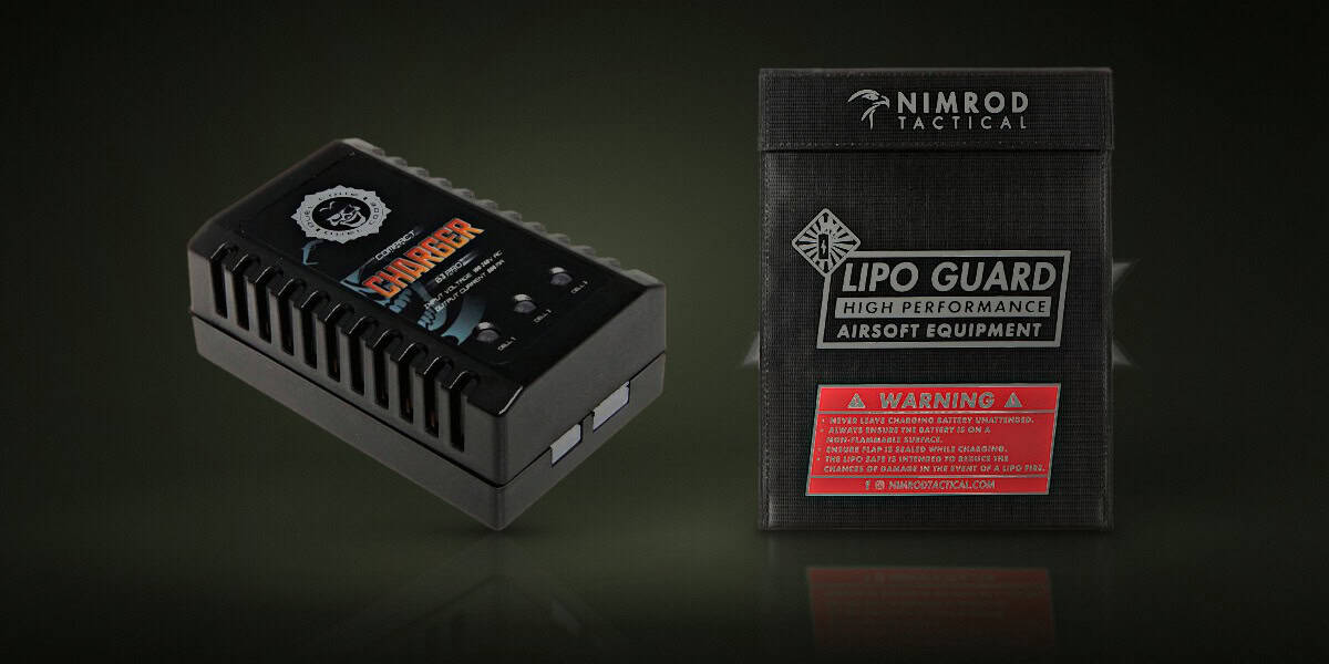 Productos: Cargador Balanceador Bateria Lipo/Li-Ion Automático Duel Code 7.4v/11.1v, Bolsa Protección Baterias Nimrod Grande