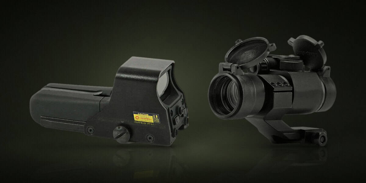 Productos: Mira Holografica Rojo/Verde Duel Code 552 Negro, Mira Punto Rojo 1x35 ZXCO Estilo M2 Negro