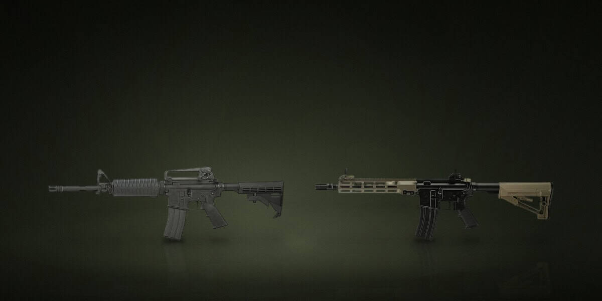 Productos: Réplica GBB M4 Tokyo Marui M4A1 MWS Carbine GBB ZET System Negra, Réplica GBB M4 Tokyo Marui Urg-I MK16 MWS 11.5″ GBB ZET System Negra/Tan