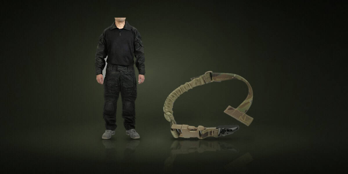 Productos: Uniforme Completo Combate Delta Tactics Estilo multicam Black, Correa Táctica 1 Punto para Chaleco Warrior Assault Quick Release Sling H&K Hook Multicam